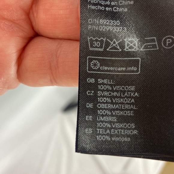 Divided by H&M Blue Geometrical Pattern Mini Dress with Cutout’s - Picture 7 of 7